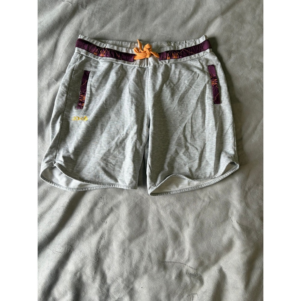 ABK Grenoble French Alps Mens Climbing Shorts Gray Orange Purple Size M
